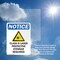 Signmission Radiation & Laser Sign, 7 in H x 5 in W, Vinyl Decal, Rectangle OS-2PACK-NS-D-57-V-10605 - alternate 6